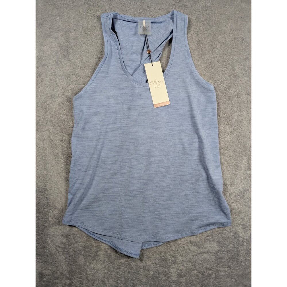 Light Blue Women's V-Neck Tank Top by CAJA